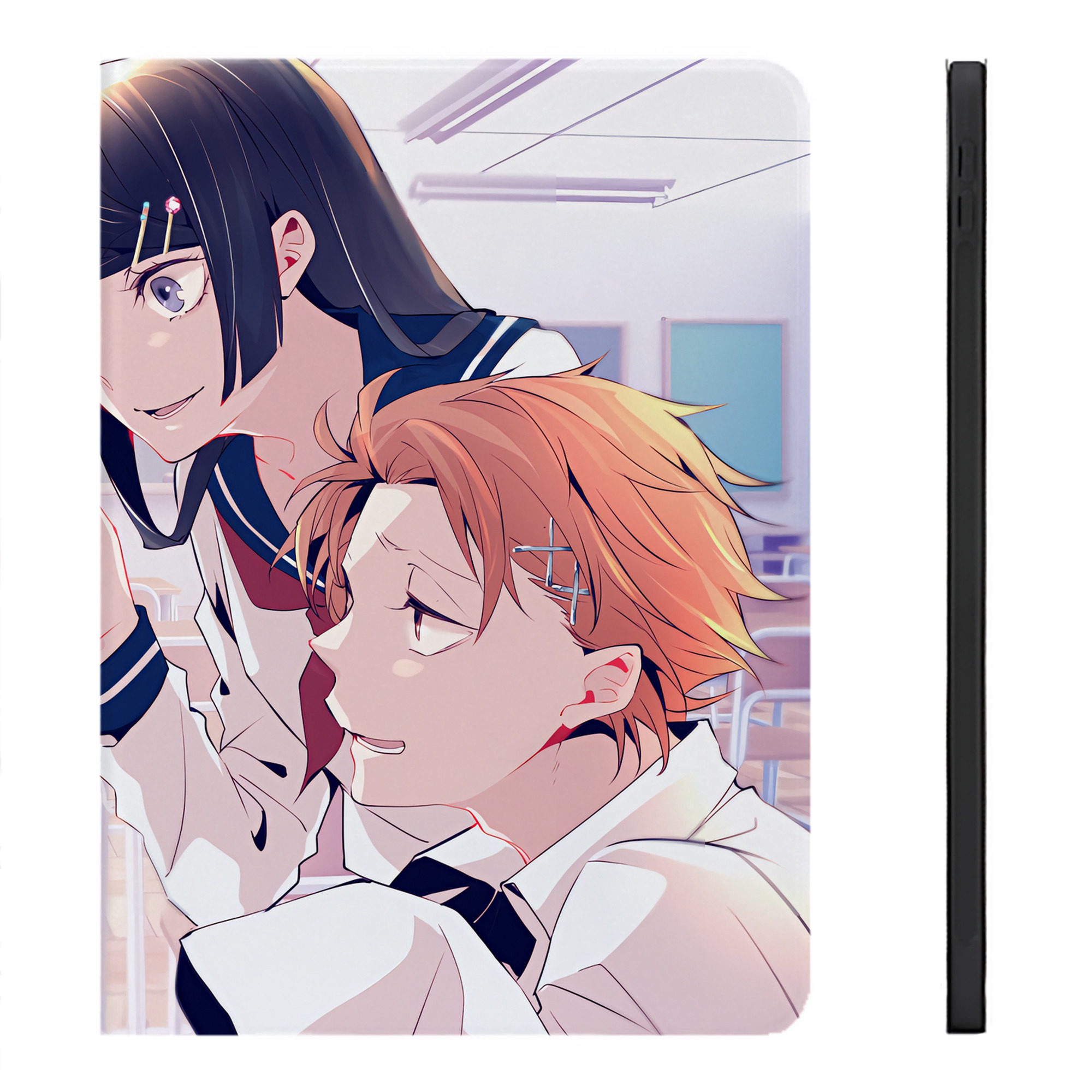 （画像用） 文豪ストレイドッグス Bungo Stray Dogs IPadケース ペンホルダー付き ブックスタイルデザイン